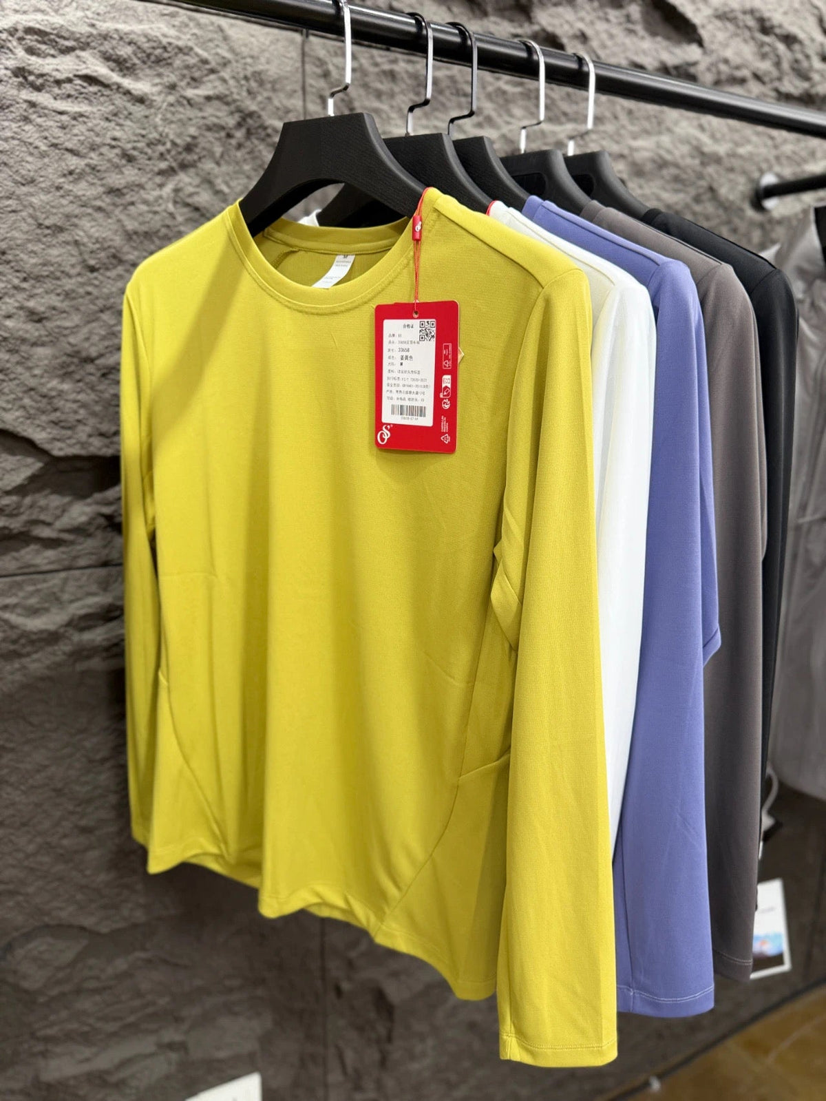 Men's Lightweight Quick Dry Long Sleeve Crew Neck Shirt