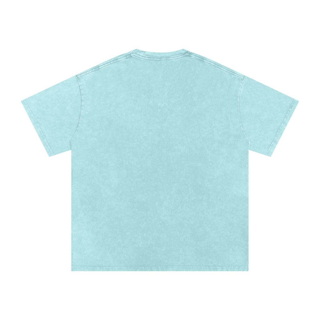 INSUARIA — Snow-Washed Oversized Cotton Tee