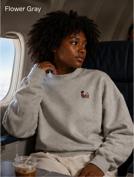 INSUARIA — Women’s Fleece Mock-Neck Sweatshirt