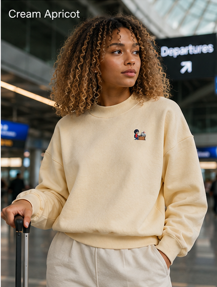 INSUARIA — Women’s Fleece Mock-Neck Sweatshirt