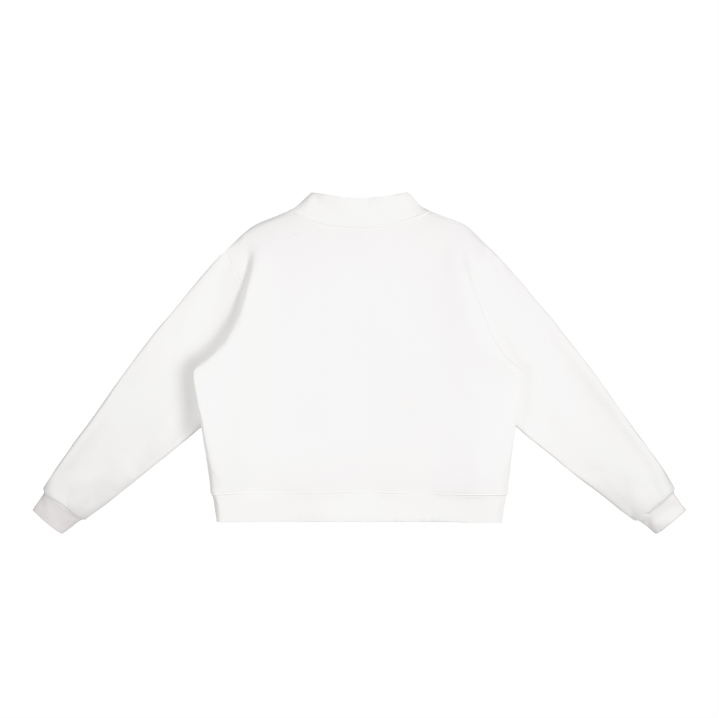 INSUARIA — Women’s Fleece Mock-Neck Sweatshirt