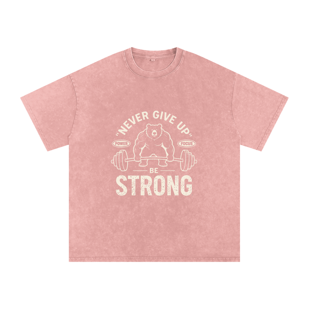 INSUARIA — Snow-Washed Oversized Cotton Tee