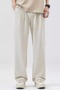 Men's Loose-Fit Pleated Pants – Plus Size — main view