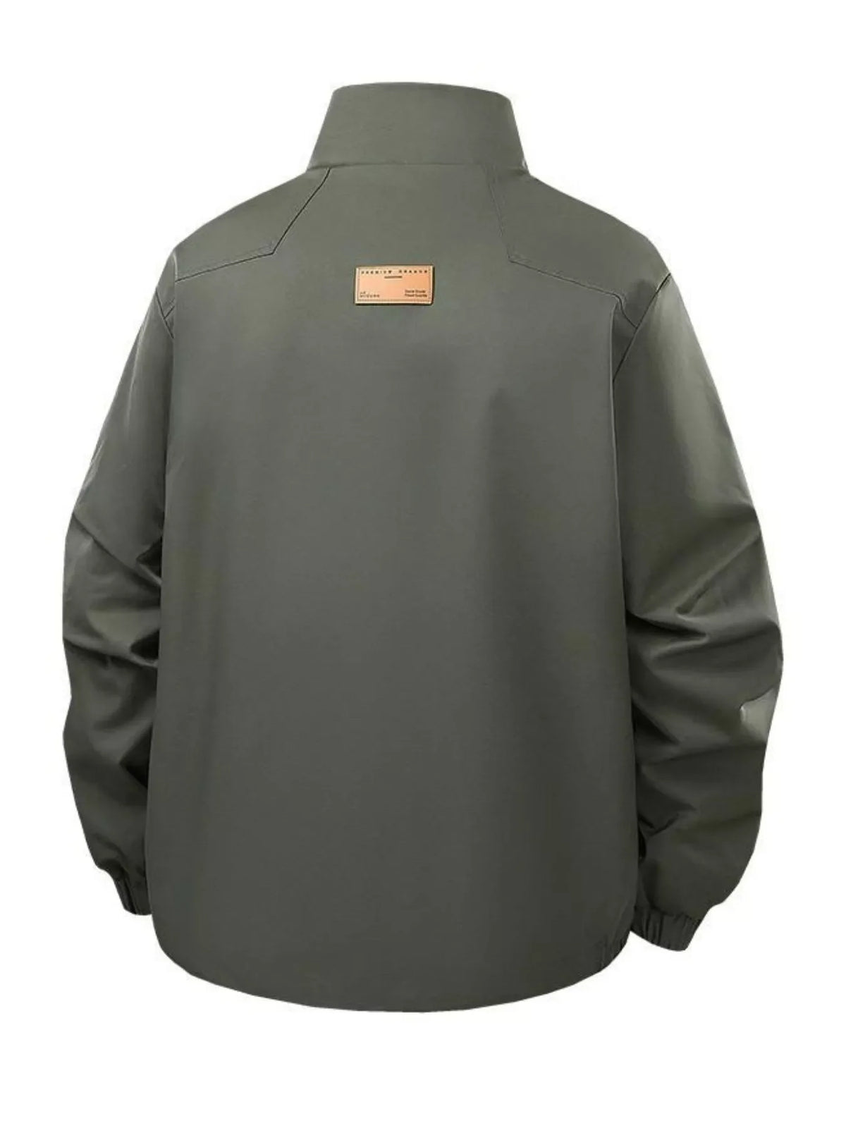Men's Stand-Collar Lightweight Bomber Jacket – Plus Size