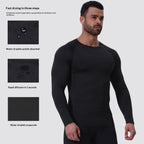 Men's Compression Long Sleeve Training Shirt – Quick Dry