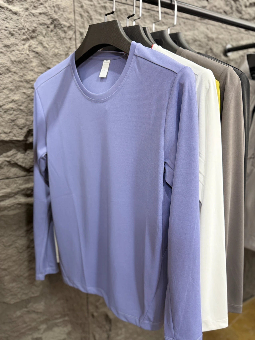 Men's Lightweight Quick Dry Long Sleeve Crew Neck Shirt