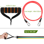 Resistance Bands Set – 11-Piece Tube Bands with Handles and Ankle Straps