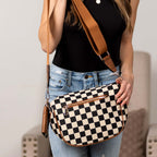 Kaylee double-zip crossbody sling bag, view 4