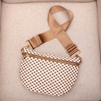 Layla woven check crossbody sling bag, view 38