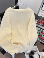 Men's Textured Knit Polo Collar Sweater — view 4