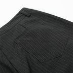 Men's Striped Pleated Wide-Leg Pants — view 4