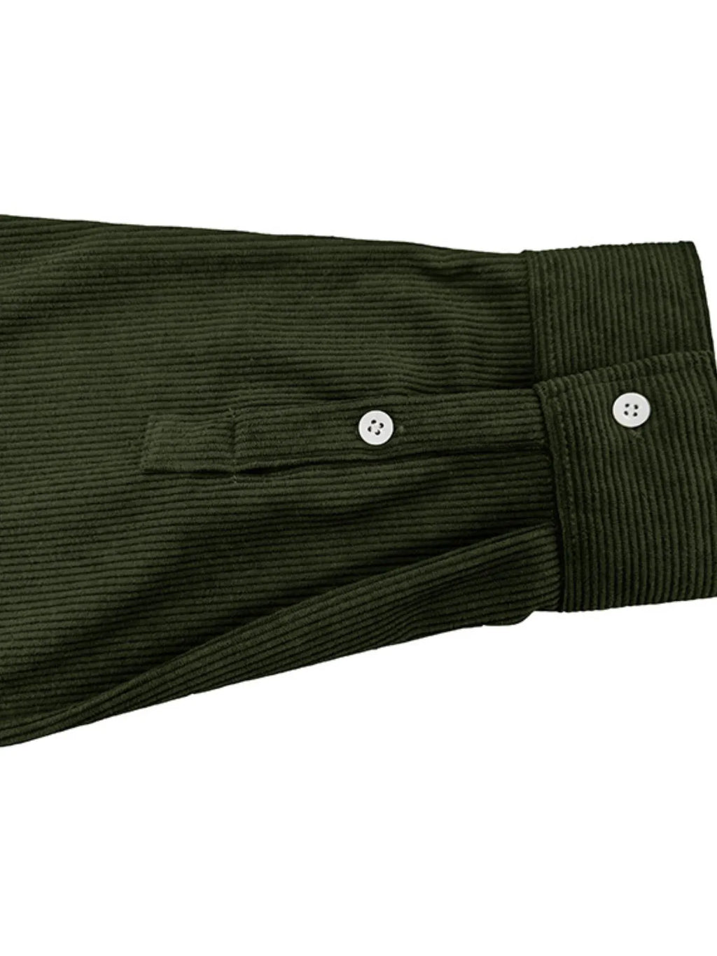 Men's Casual Corduroy Button Down Shacket — view 5
