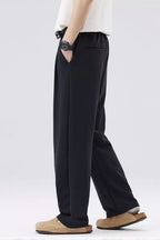 Men's Loose-Fit Pleated Pants – Plus Size — view 3