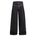 Men's Wide-Leg Denim Pants – Pleated Loose Fit — view 6