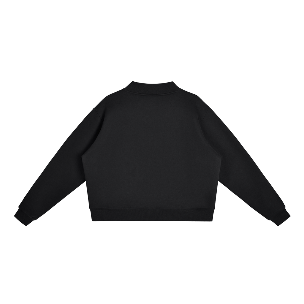 INSUARIA — Women’s Fleece Mock-Neck Sweatshirt
