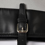 Canvas and faux leather tote bag, view 10
