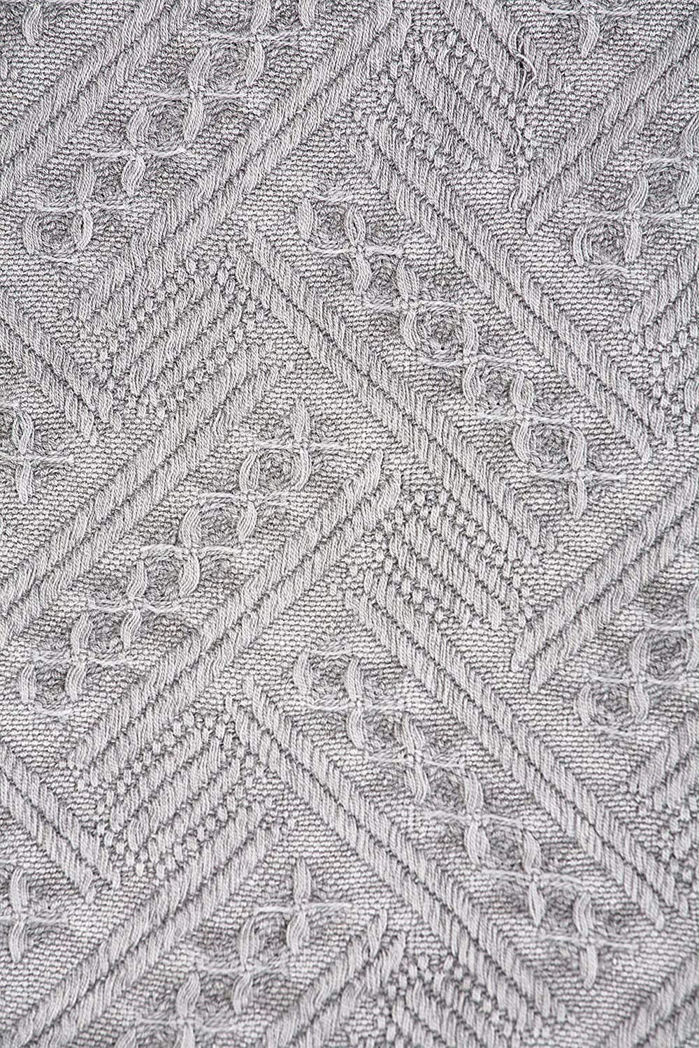 Lightweight cotton throw blanket, view 14