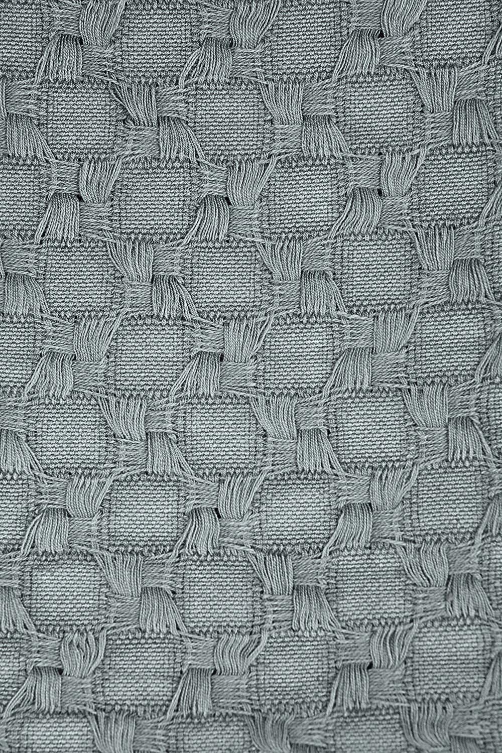 Lightweight cotton throw blanket, view 17
