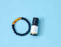 Bergamot essential oil and lava stone diffuser bracelet