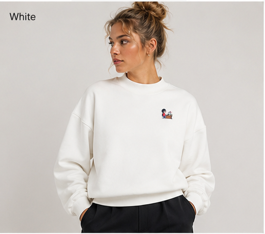 INSUARIA — Women’s Fleece Mock-Neck Sweatshirt
