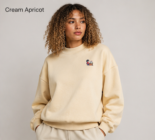 INSUARIA — Women’s Fleece Mock-Neck Sweatshirt