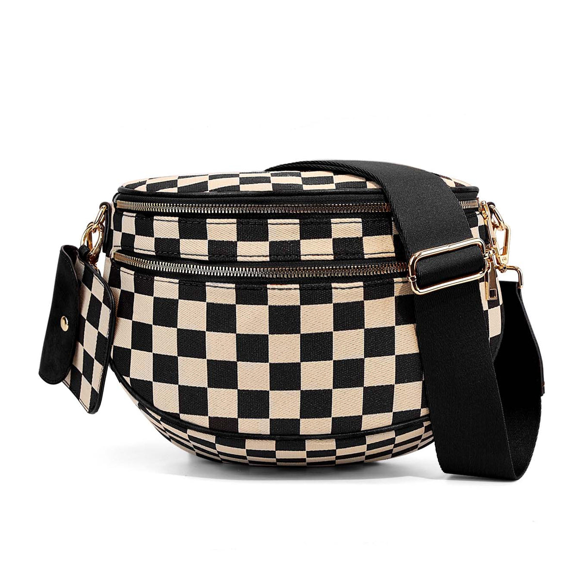 Kaylee double-zip crossbody sling bag, view 14
