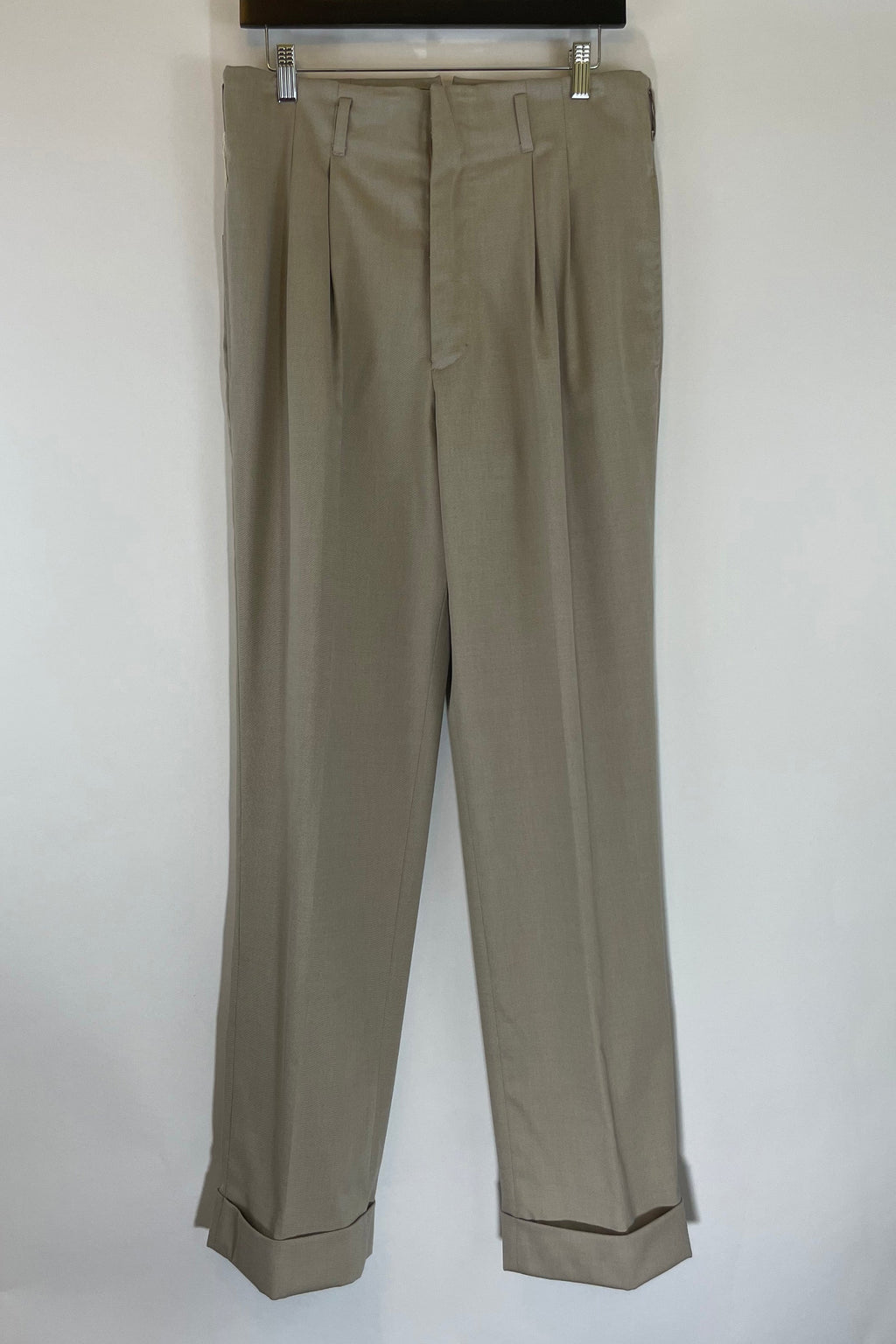 Eddie High-Waisted Hollywood Pants – Barley — view 2