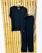 Men's bamboo lounge pajama set, view 11
