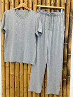 Men's bamboo lounge set, size chart
