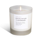 Eucalyptus lavender candle, scent notes