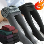Women’s Fleece Lined Tights – Thermal Winter Pantyhose