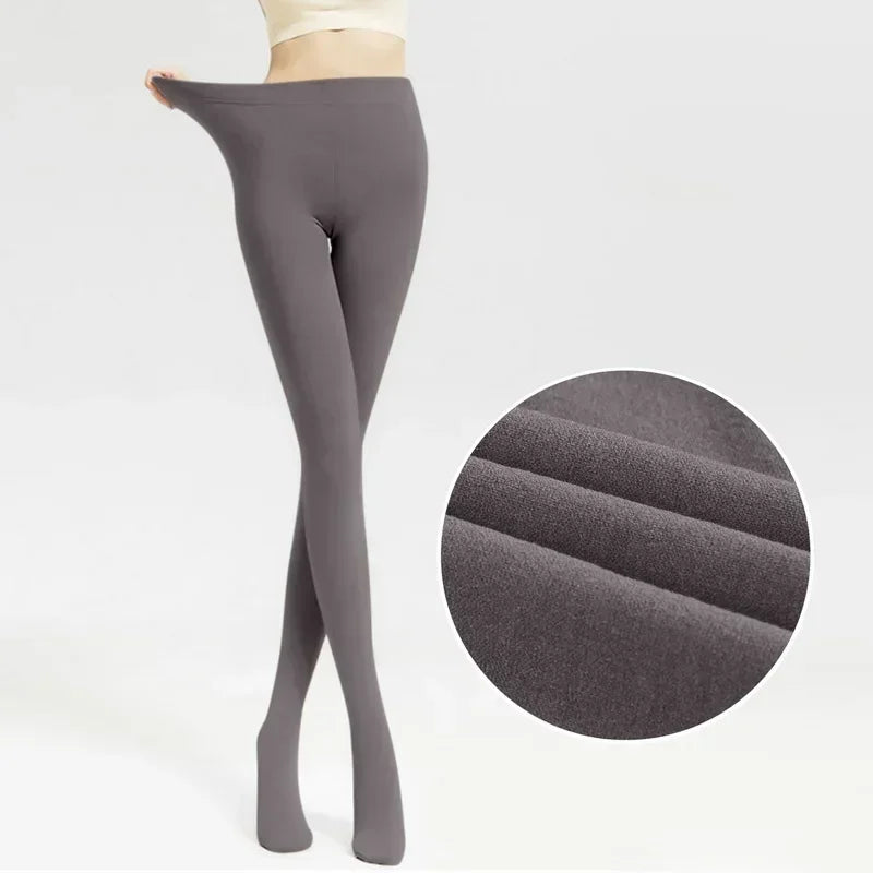 Women’s Fleece Lined Tights – Thermal Winter Pantyhose
