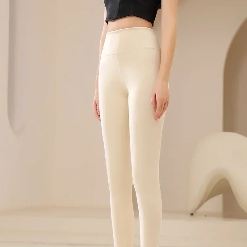 Women’s Fleece Lined Tights – Thermal Winter Pantyhose