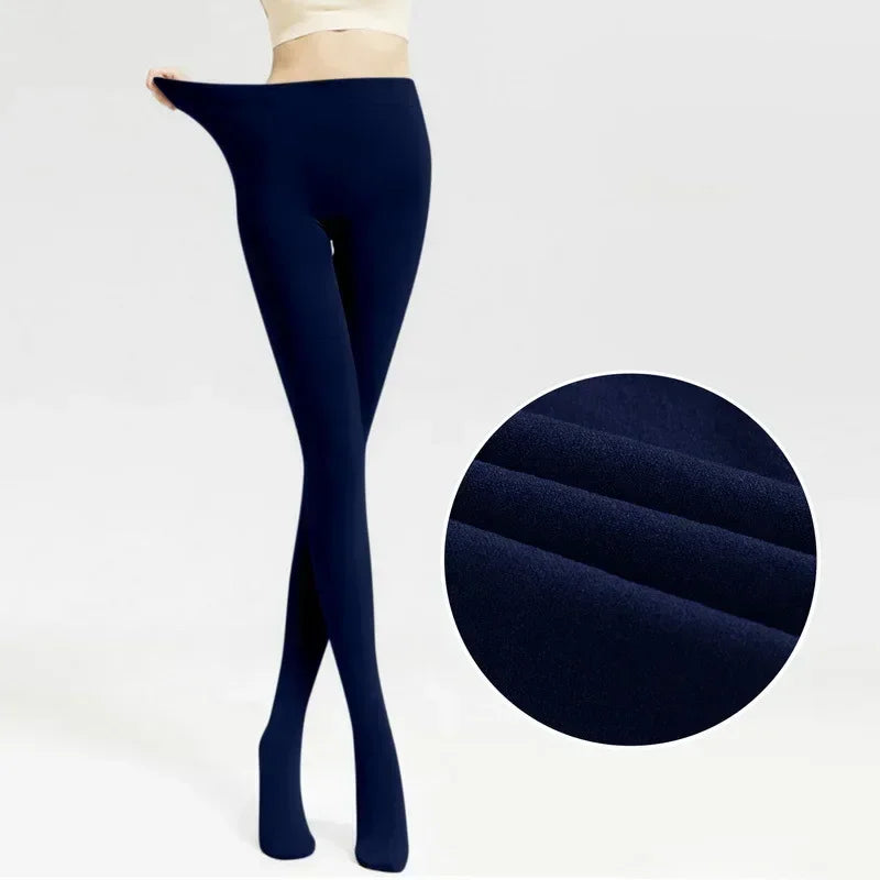 Women’s Fleece Lined Tights – Thermal Winter Pantyhose