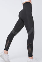 Two-tone mesh leggings, view 20