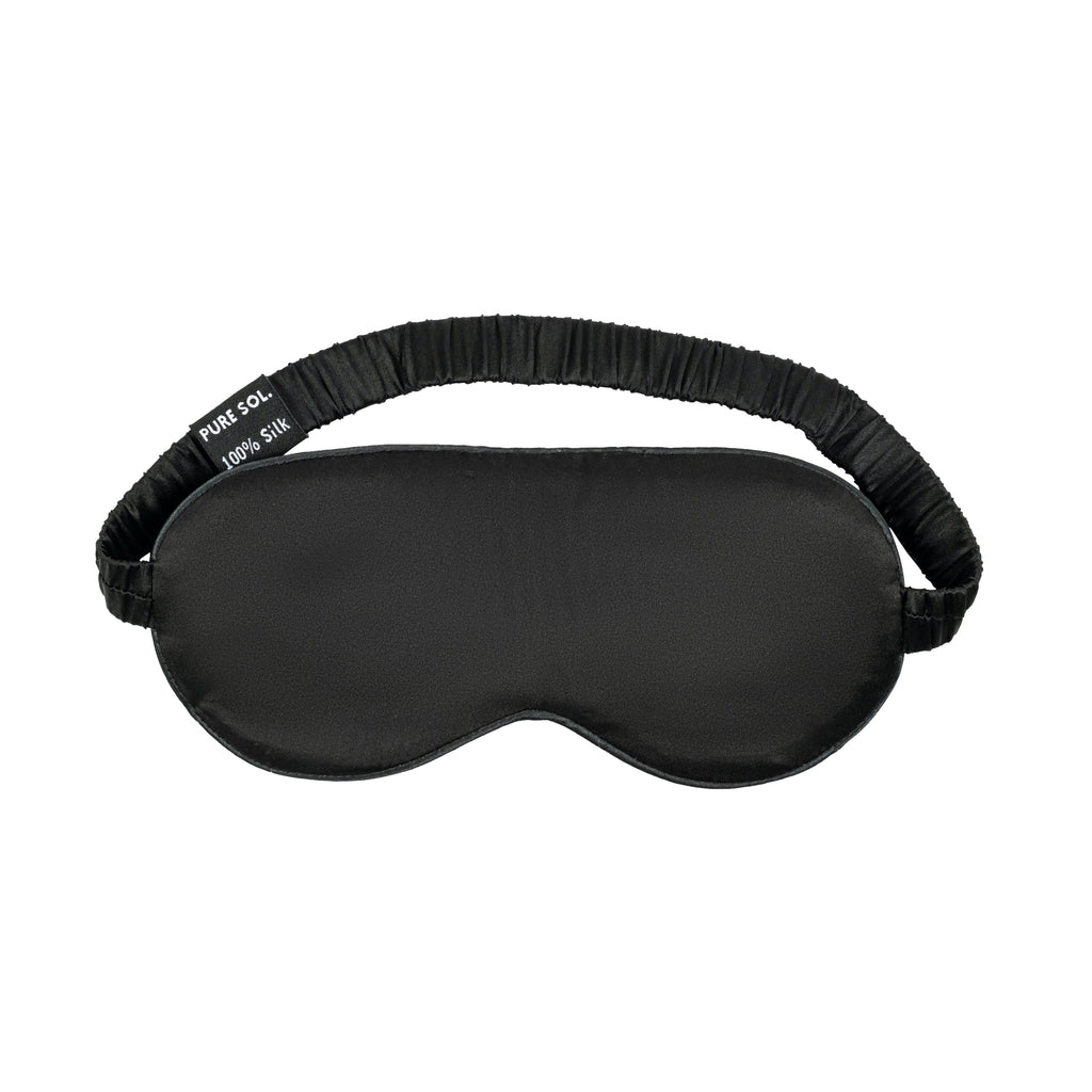 Mulberry silk sleep mask, fabric close-up