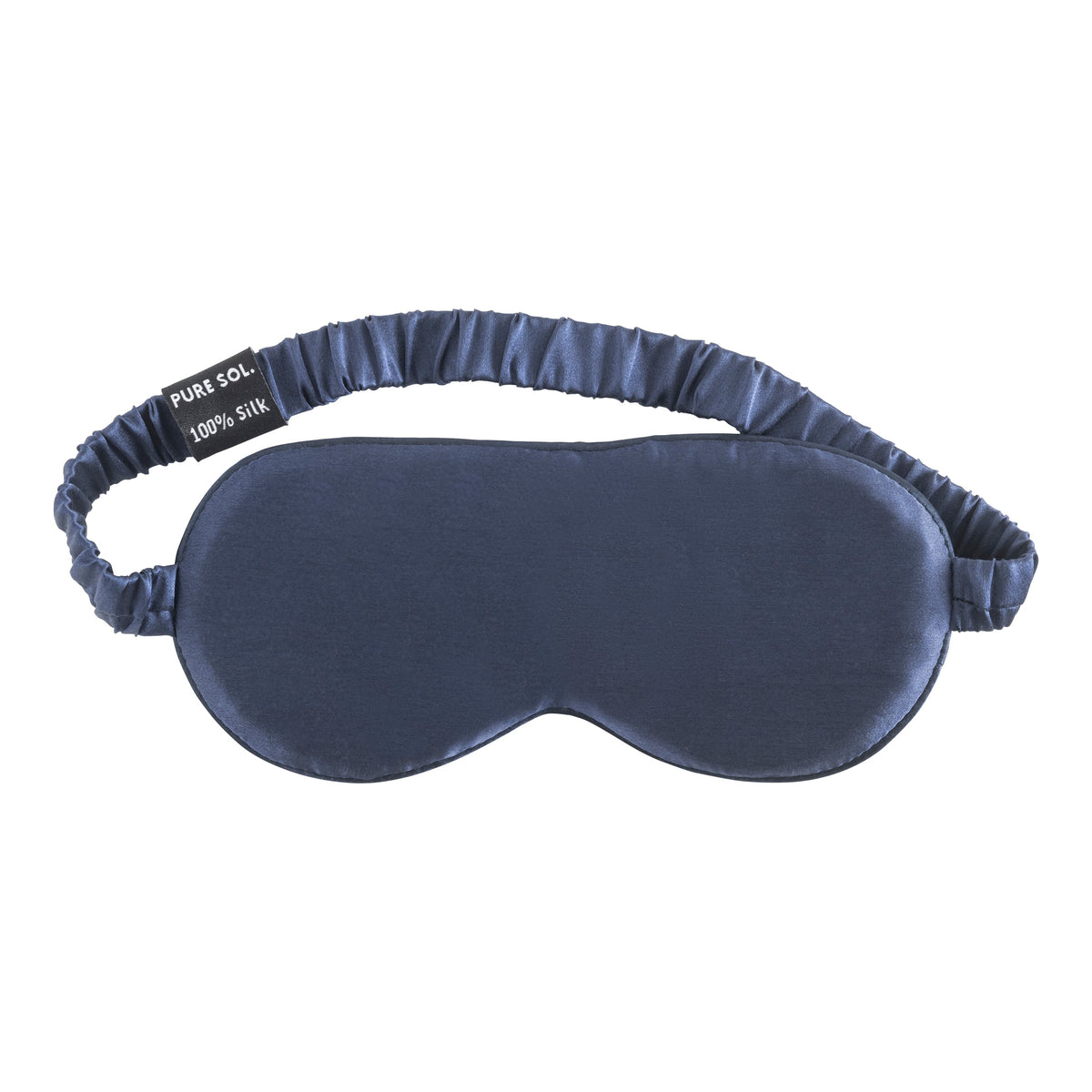 Mulberry silk sleep mask, worn
