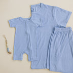 Women's ribbed bamboo pajama separates, view 16
