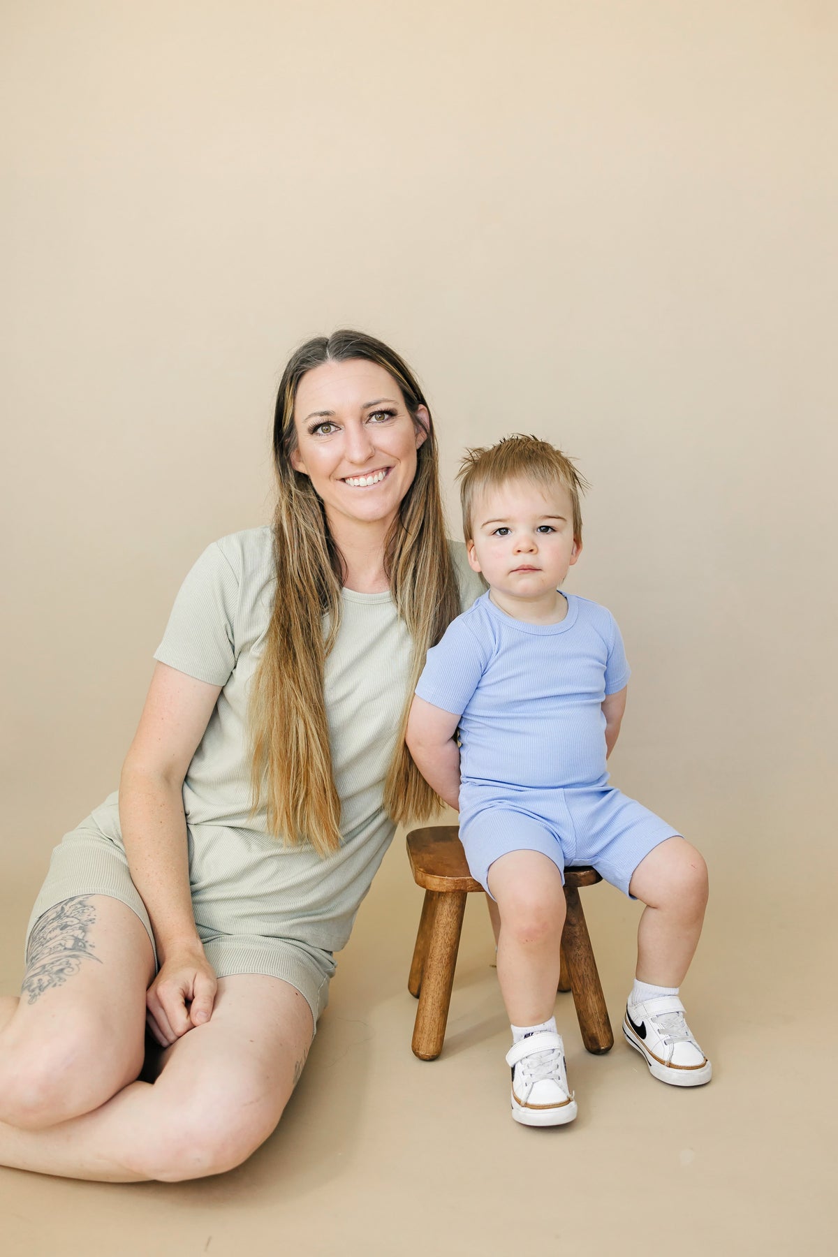 Ribbed bamboo pajama bottoms