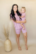 Ribbed bamboo pajama top, sage