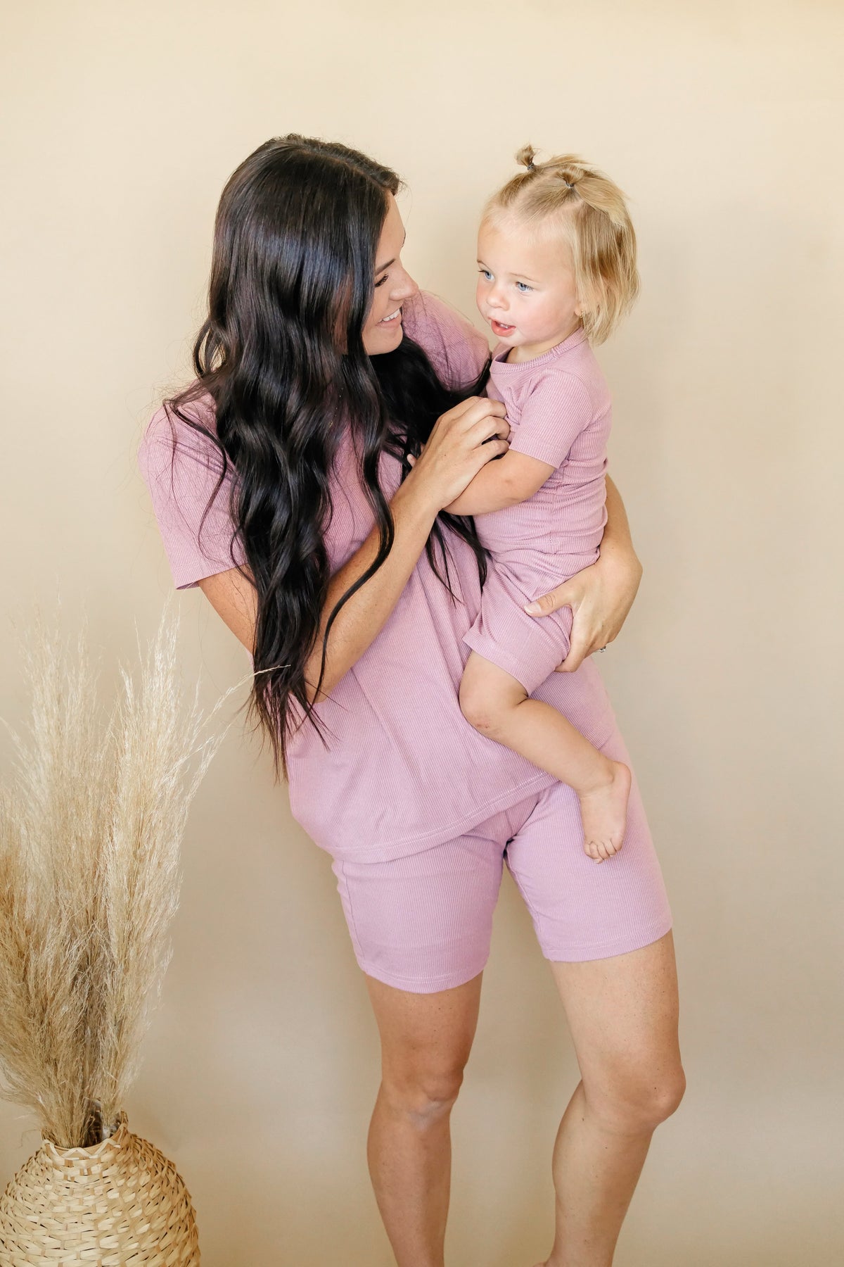 Women's ribbed bamboo pajama separates, view 11