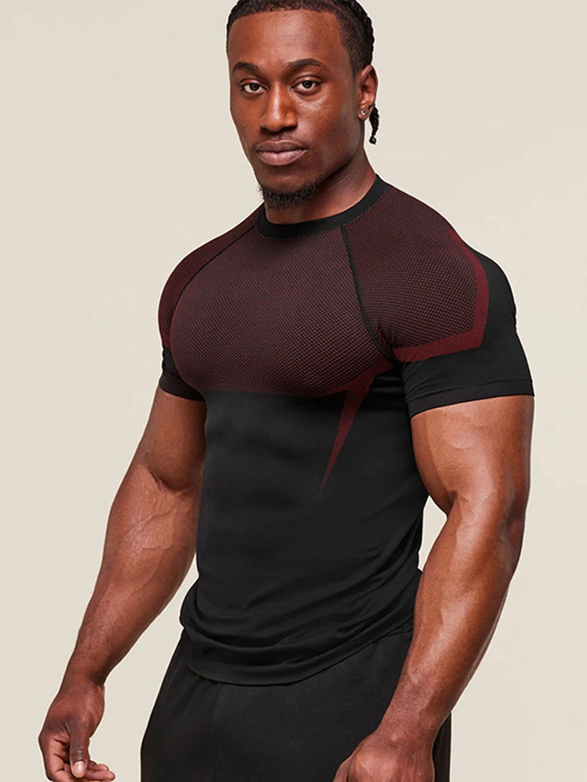 Men's Mesh-Back Compression Tee — view 5