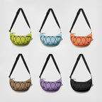 Nylon crescent sling bag, view 2