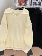 Men's Textured Knit Polo Collar Sweater — view 3
