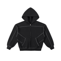 INSUARIA bundle featuring Contrast-Stitched Boxy Zip Hoodie