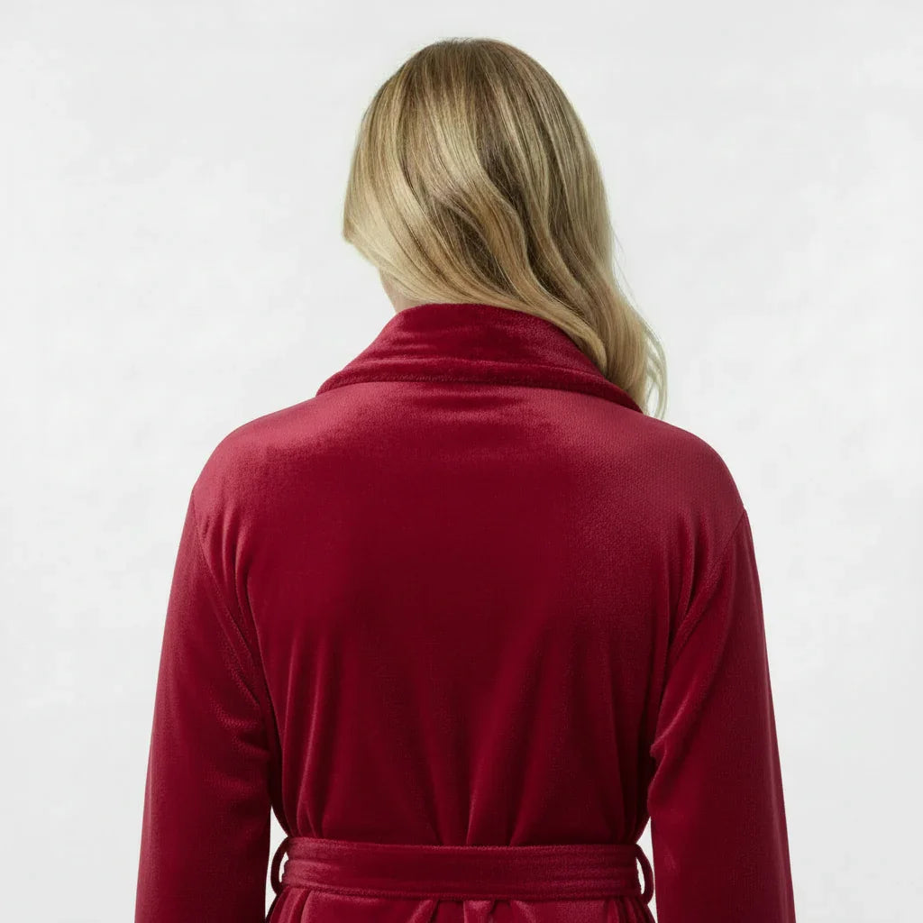 Women's ultra-soft plush robe, view 28