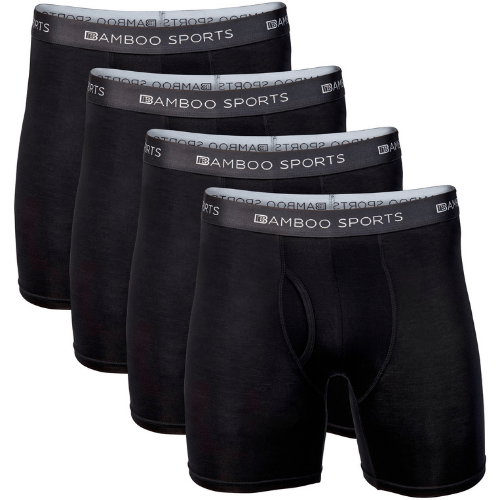 INSUARIA — Men’s Bamboo Comfort Boxer Briefs, 4-Pack