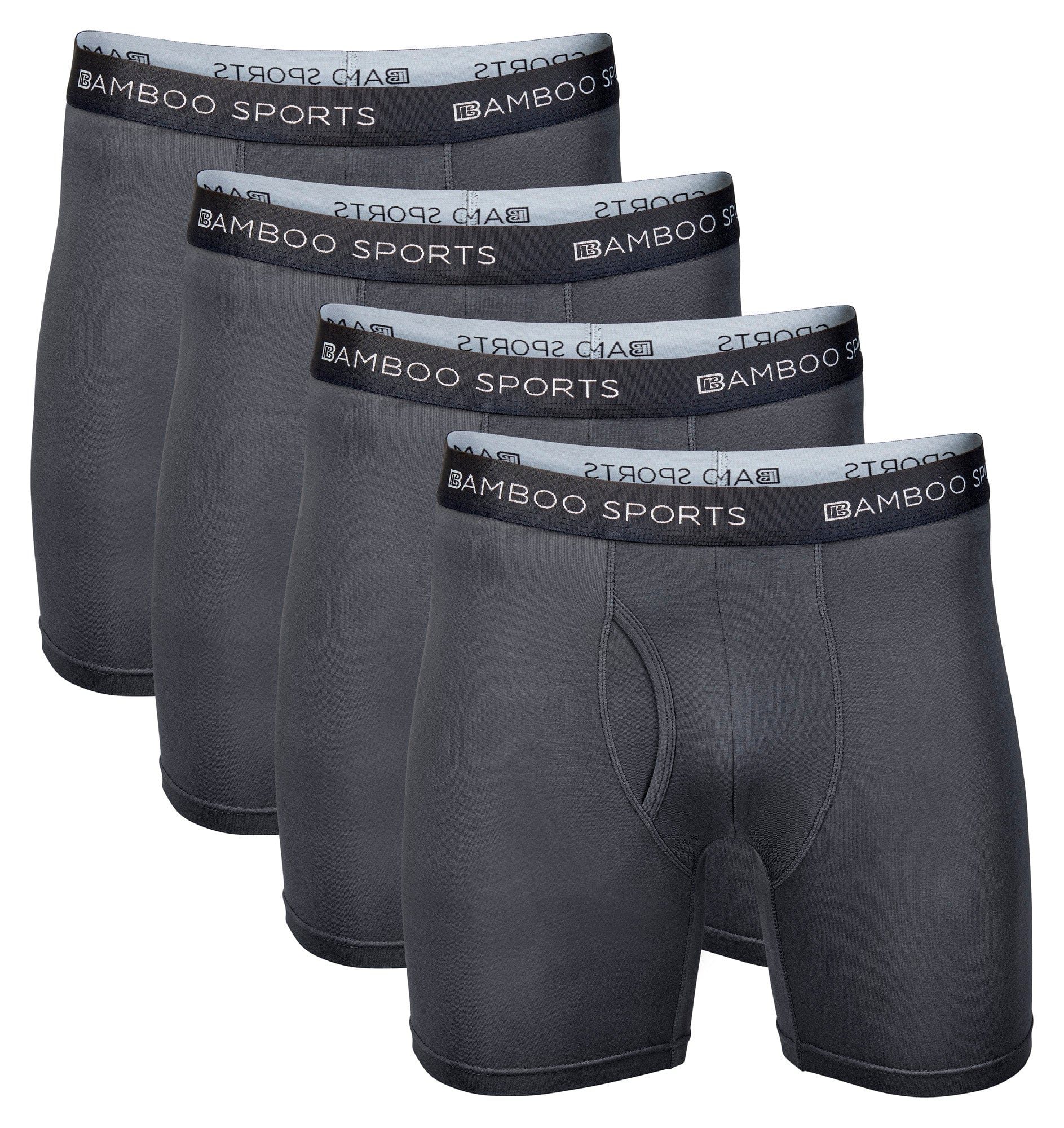 INSUARIA — Men’s Bamboo Comfort Boxer Briefs, 4-Pack