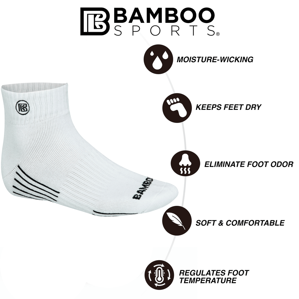 INSUARIA — Bamboo Comfort Quarter Crew Socks
