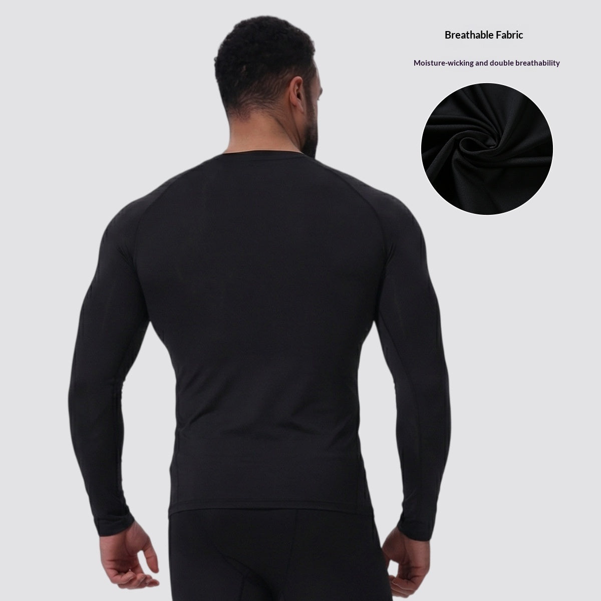 Men's Compression Long Sleeve Training Shirt – Quick Dry